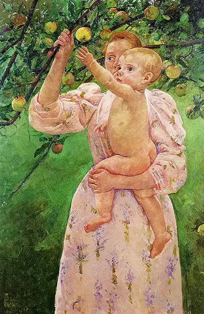 Child Picking a Fruit Mary Cassatt